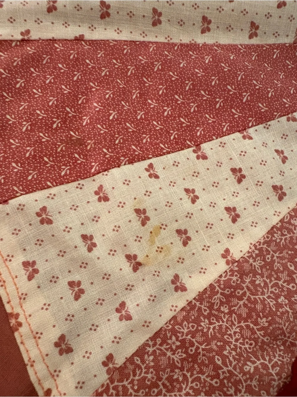 Handmade patchwork quilt